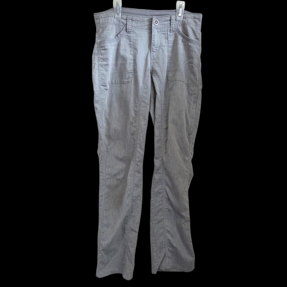 Kuhl Womans Gray Straight Leg Hiking Pants Size 4